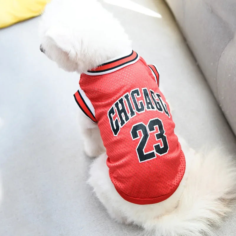 Mesh Breathable Dog Jersey – Summer Pet T-Shirt