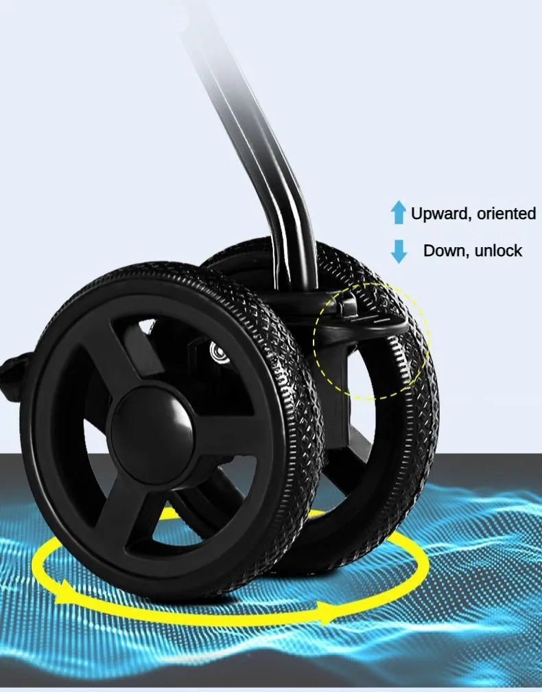 Portable Pet Stroller with Wheels