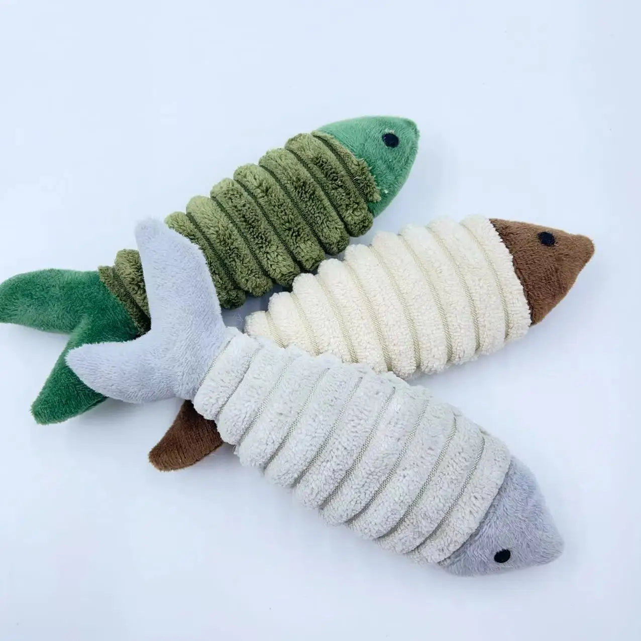 Plush Fish Cat Teaser Toy