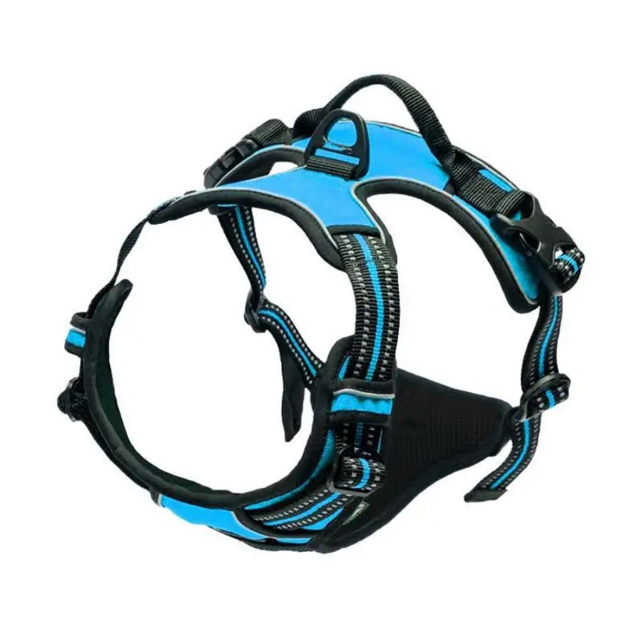 No-Pull Dog Harness – Reflective Front Clip with Control Handle