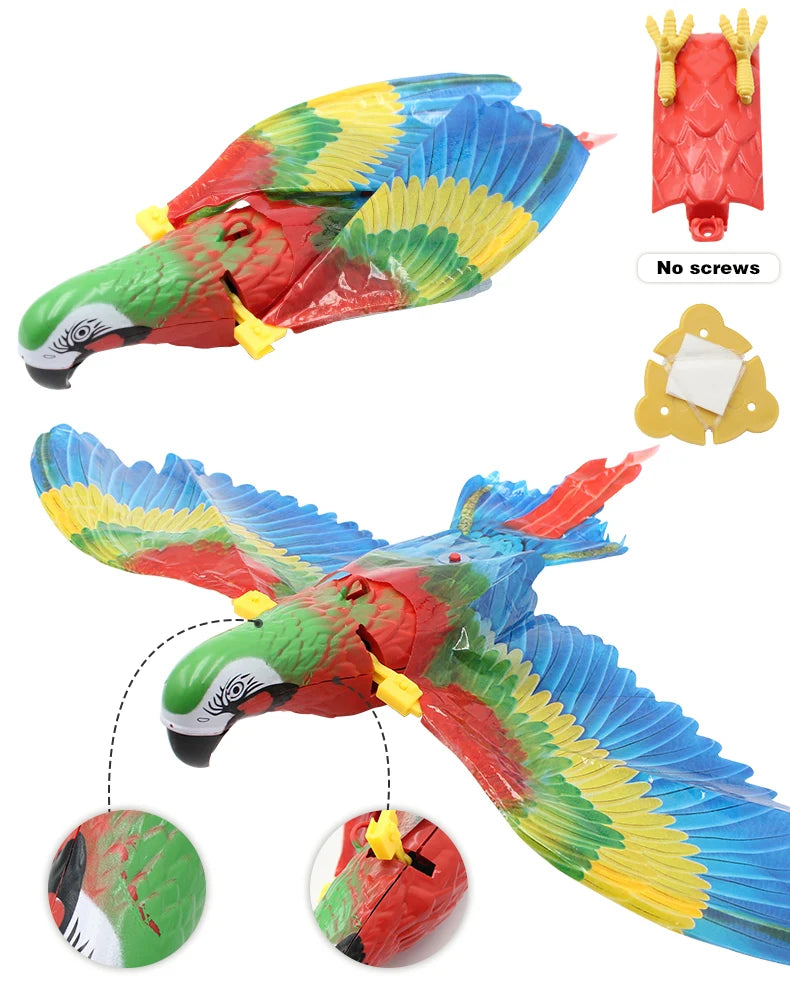 Electric Flying Bird Cat Toy