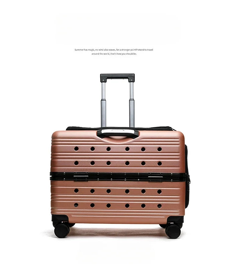 Pet Trolley Case Transport Box