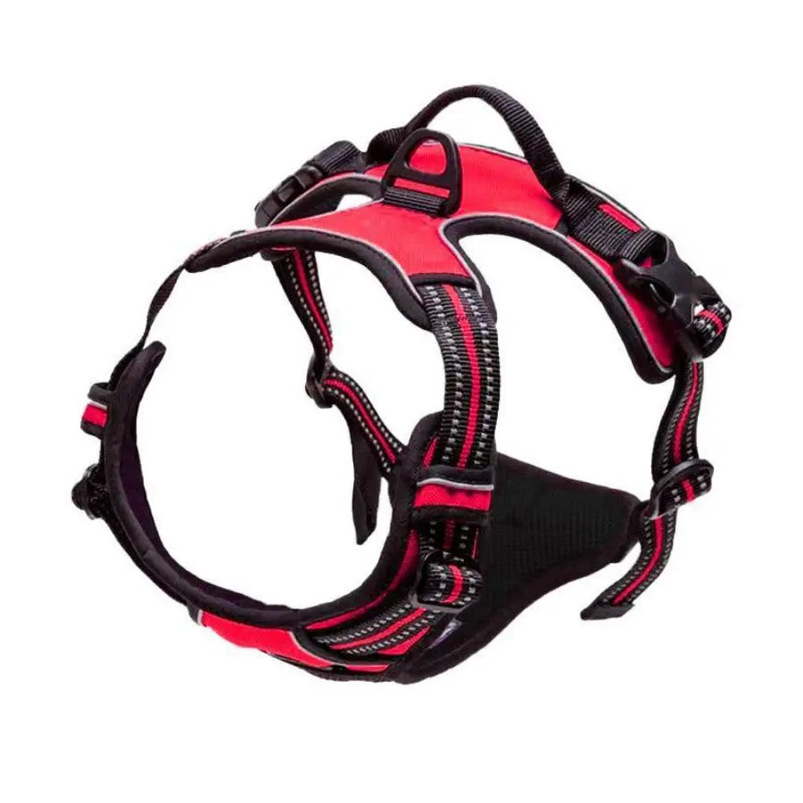 No-Pull Dog Harness – Reflective Front Clip with Control Handle