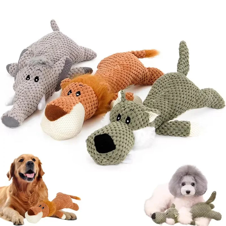 Bite-Resistant Plush Squeaky Dog Toy