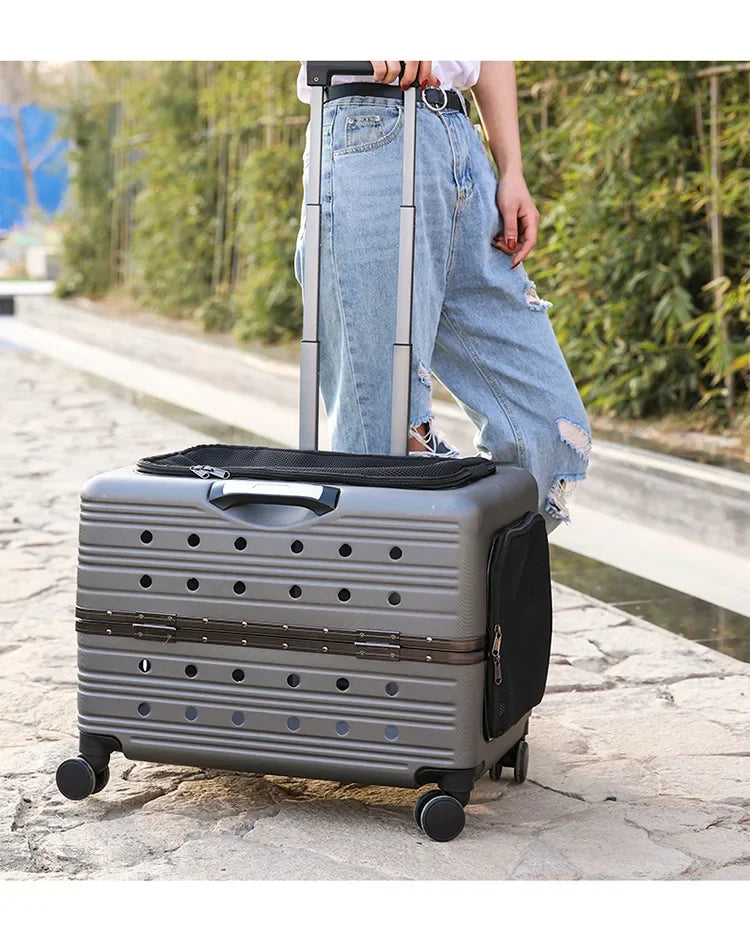 Pet Trolley Case Transport Box