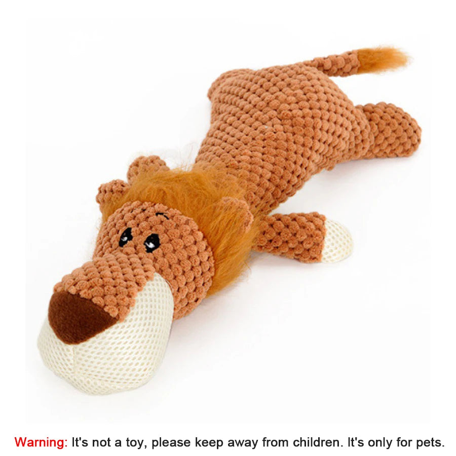 Bite-Resistant Plush Squeaky Dog Toy