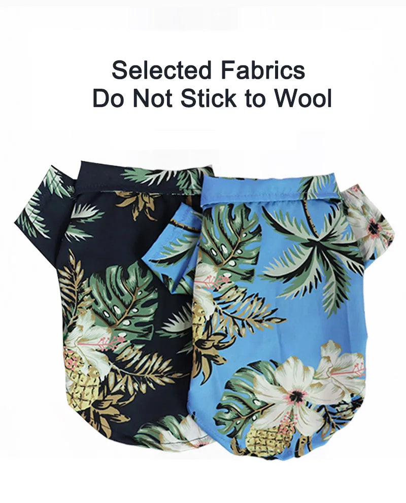 Hawaiian Dog Shirt – Summer T-Shirt Outfit for Small & Medium Dogs