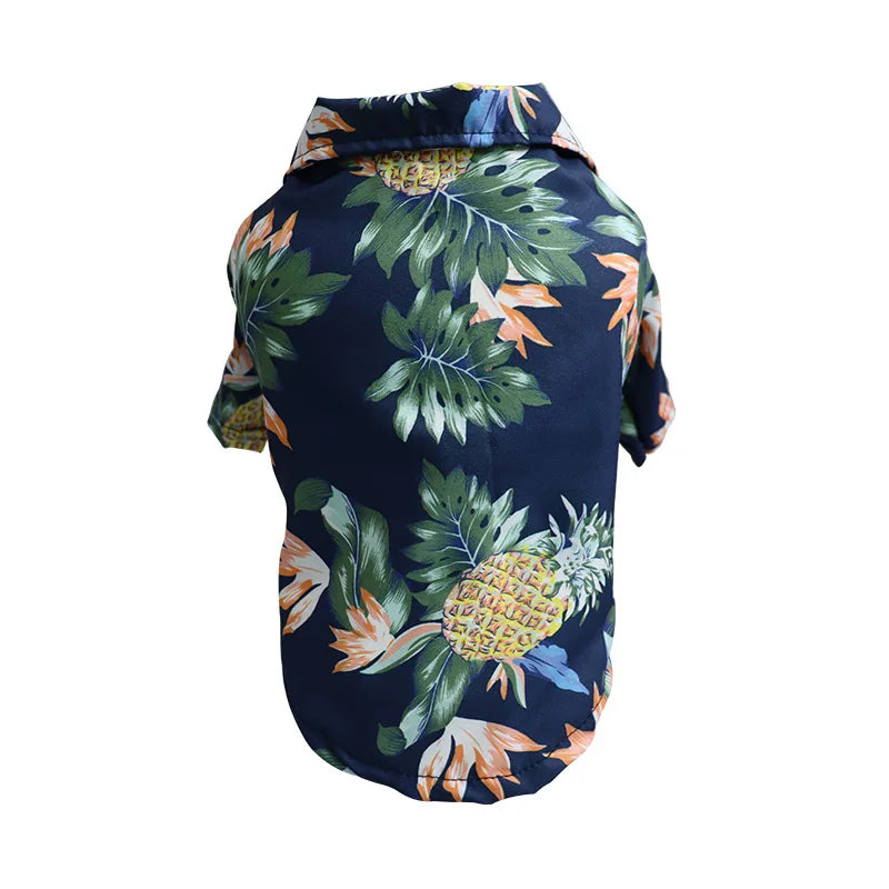 Hawaiian Dog Shirt – Summer T-Shirt Outfit for Small & Medium Dogs