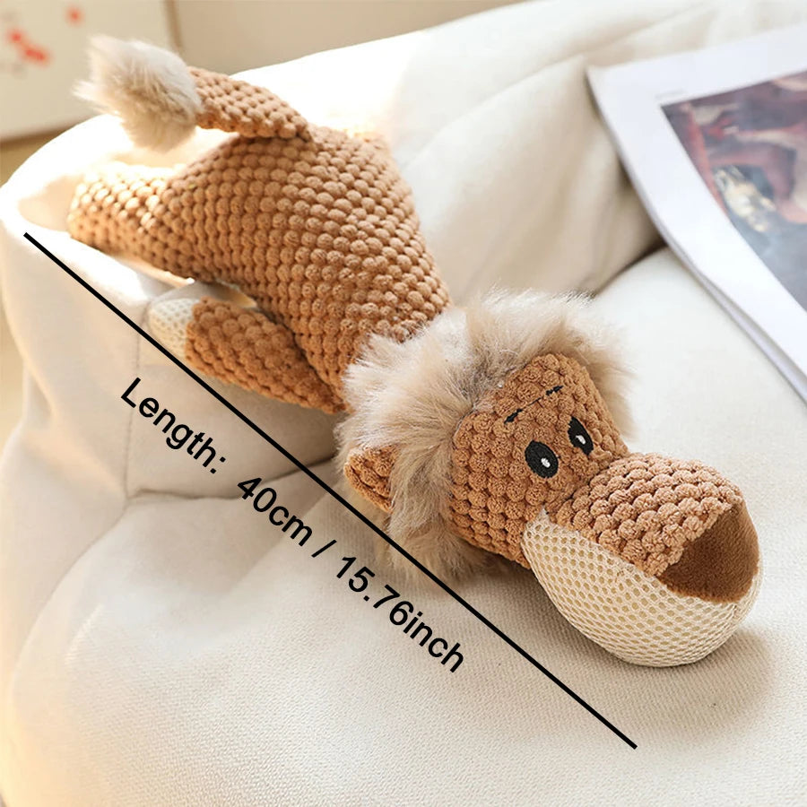 Bite-Resistant Plush Squeaky Dog Toy