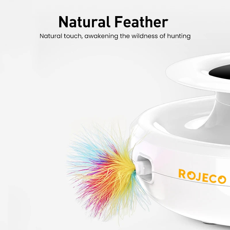 ROJECO 2-in-1 Smart Cat Toy Set