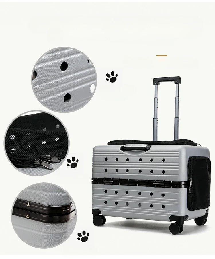 Pet Trolley Case Transport Box