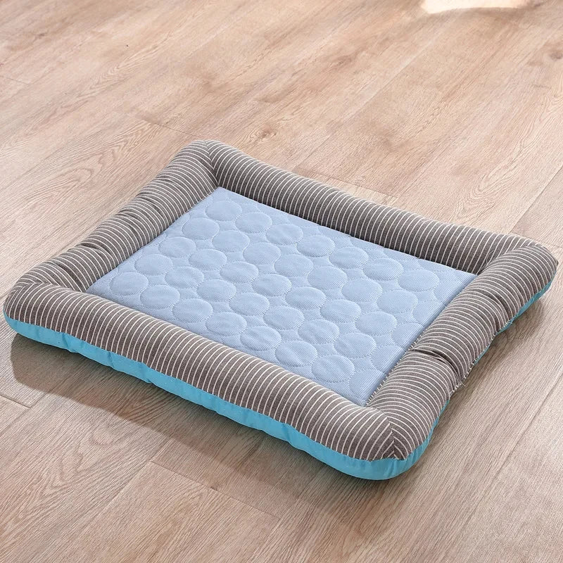Cooling Pad Bed for Pets – Ice Silk Summer Mat