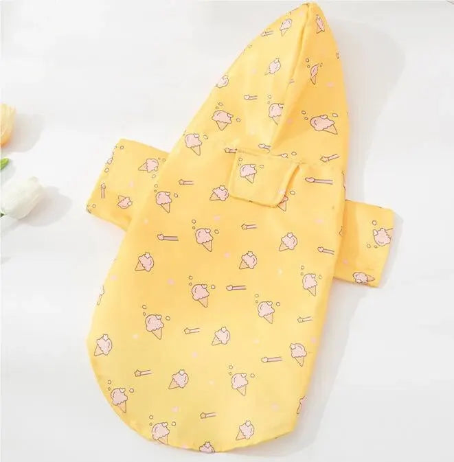 Waterproof Dog Raincoat – Summer Lightweight Outdoor Coat for Small Dogs