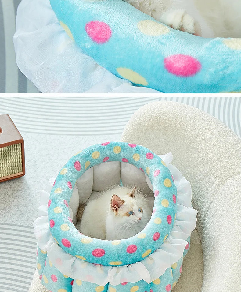 Deep Sleep Cat & Dog Nest Bed