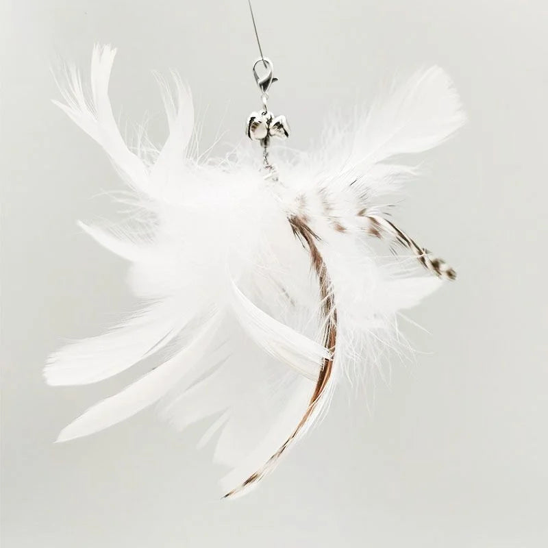 Hands-Free Feather Cat Wand Toy