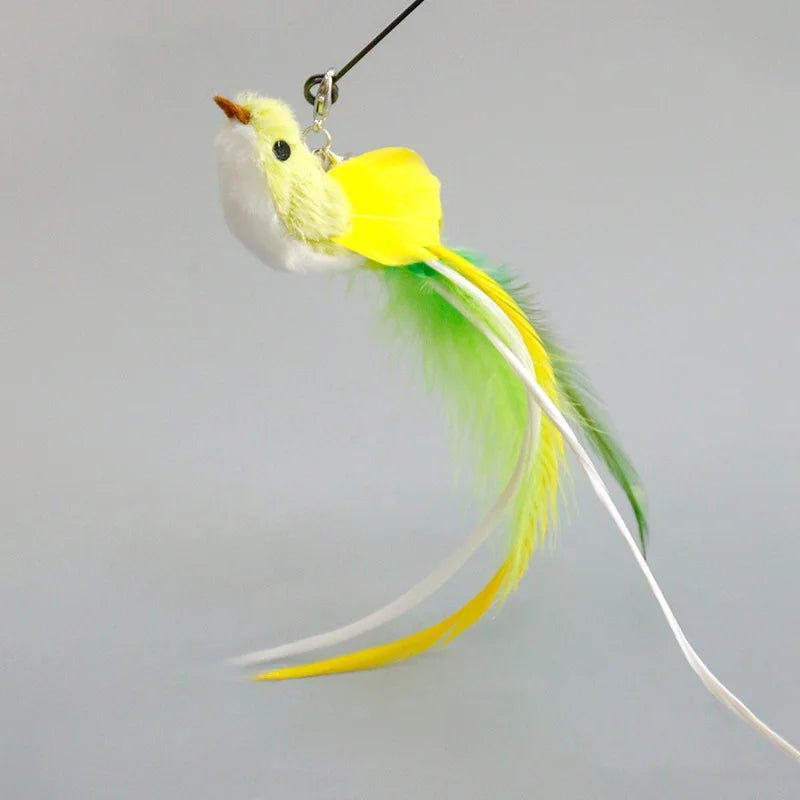 Hands-Free Feather Cat Wand Toy