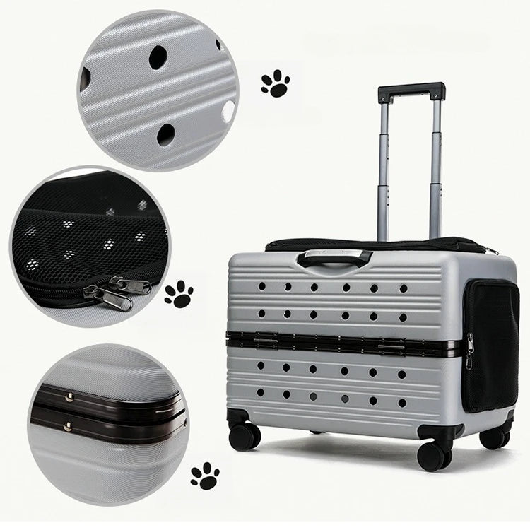 Pet Trolley Case Transport Box