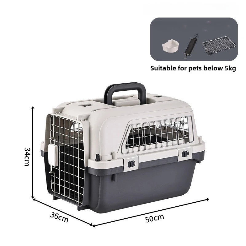 Portable Pet Trolley Transport Box