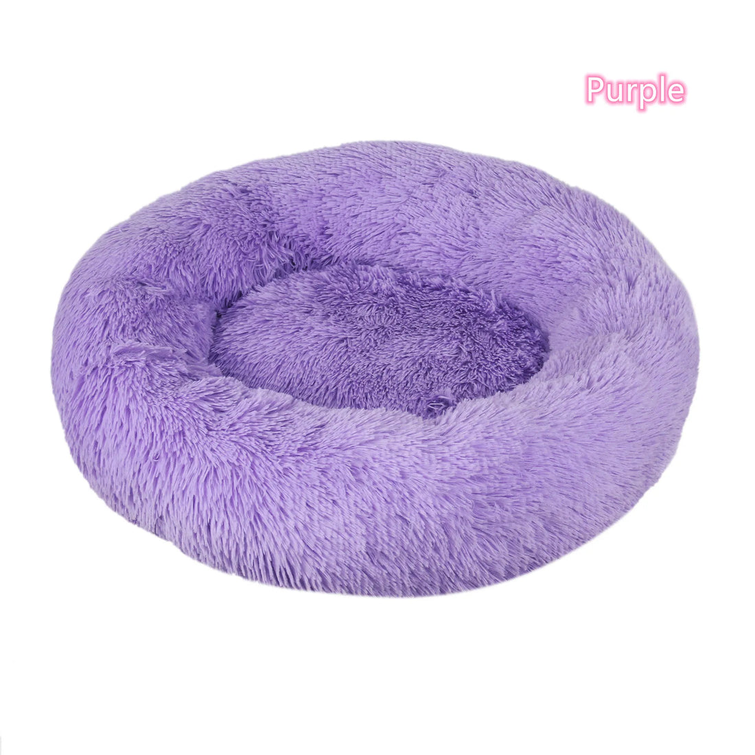 Super Soft Plush Cat Bed – Washable Donut Bed for All Cats