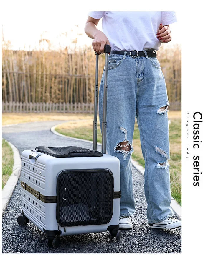 Pet Trolley Case Transport Box