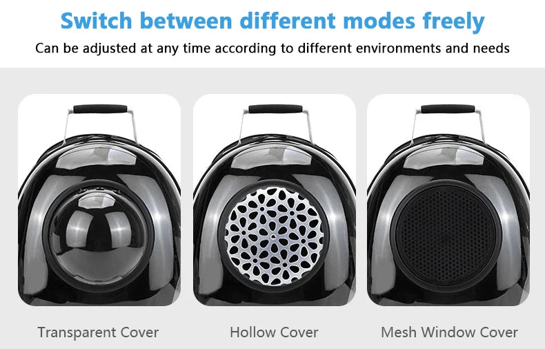 Breathable Pet Carrier Backpack – Travel Bag for Cats & Small Dogs