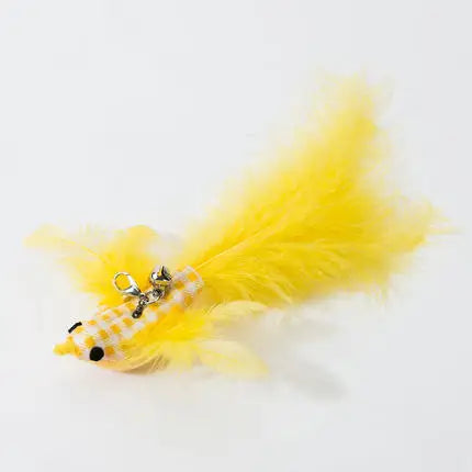 Hands-Free Feather Cat Wand Toy