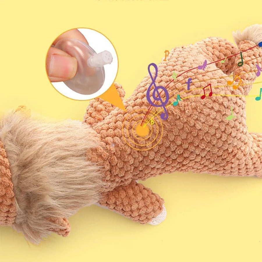 Bite-Resistant Plush Squeaky Dog Toy