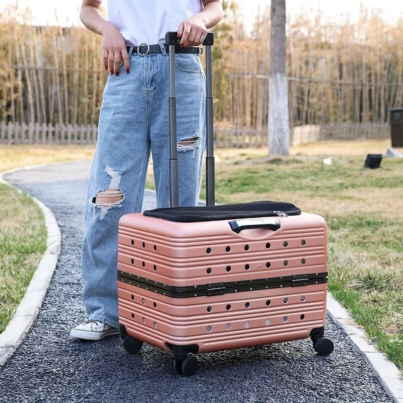Pet Trolley Case Transport Box