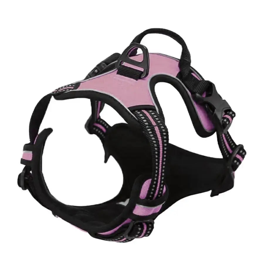 No-Pull Dog Harness – Reflective Front Clip with Control Handle