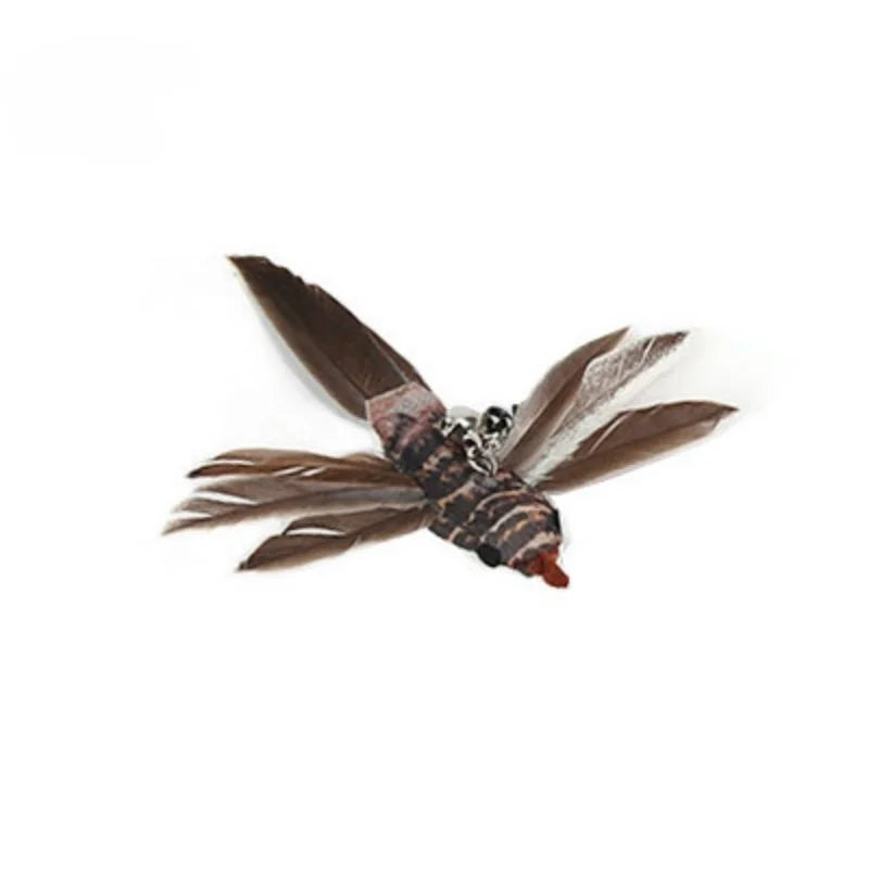 Hands-Free Feather Cat Wand Toy