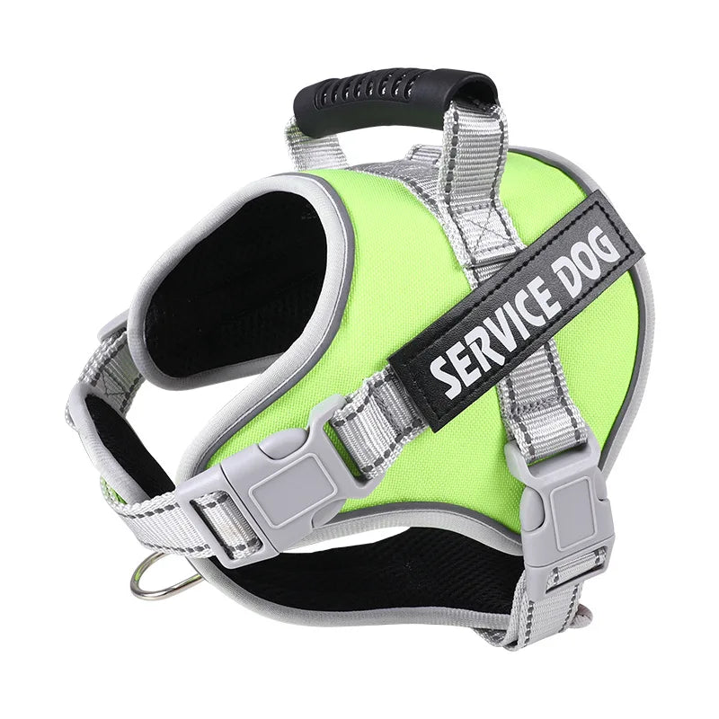 Service Dog Vest Harness – No Pull Large Dog Control Strap