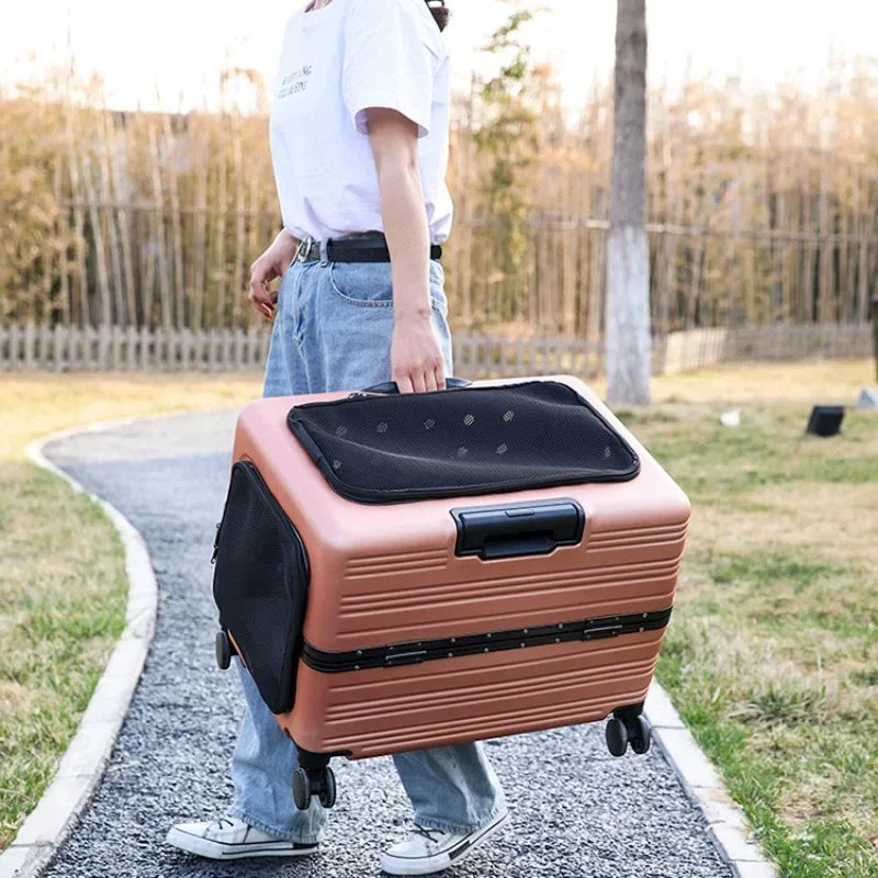 Pet Trolley Case Transport Box