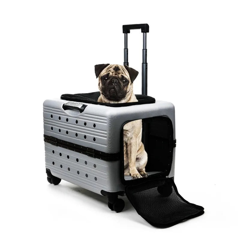 Pet Trolley Case Transport Box