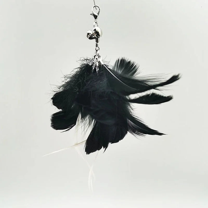 Hands-Free Feather Cat Wand Toy