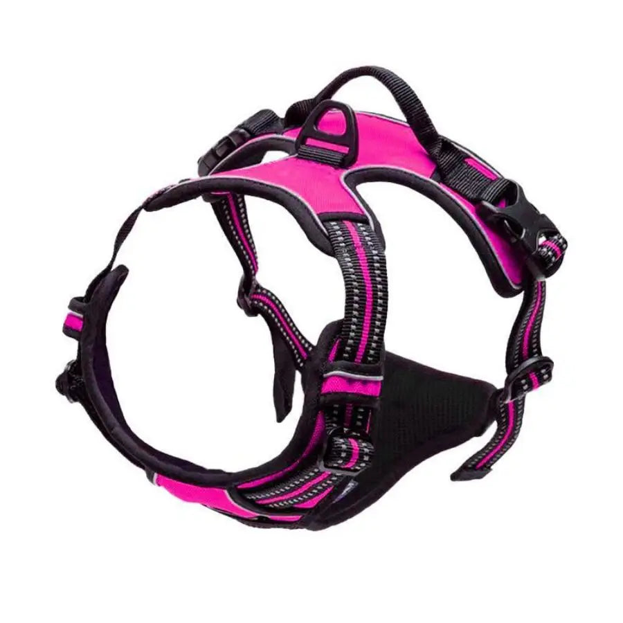 No-Pull Dog Harness – Reflective Front Clip with Control Handle