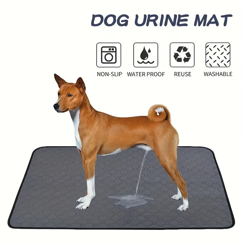 Reusable Waterproof Dog Pee Pad – Washable Training Mat