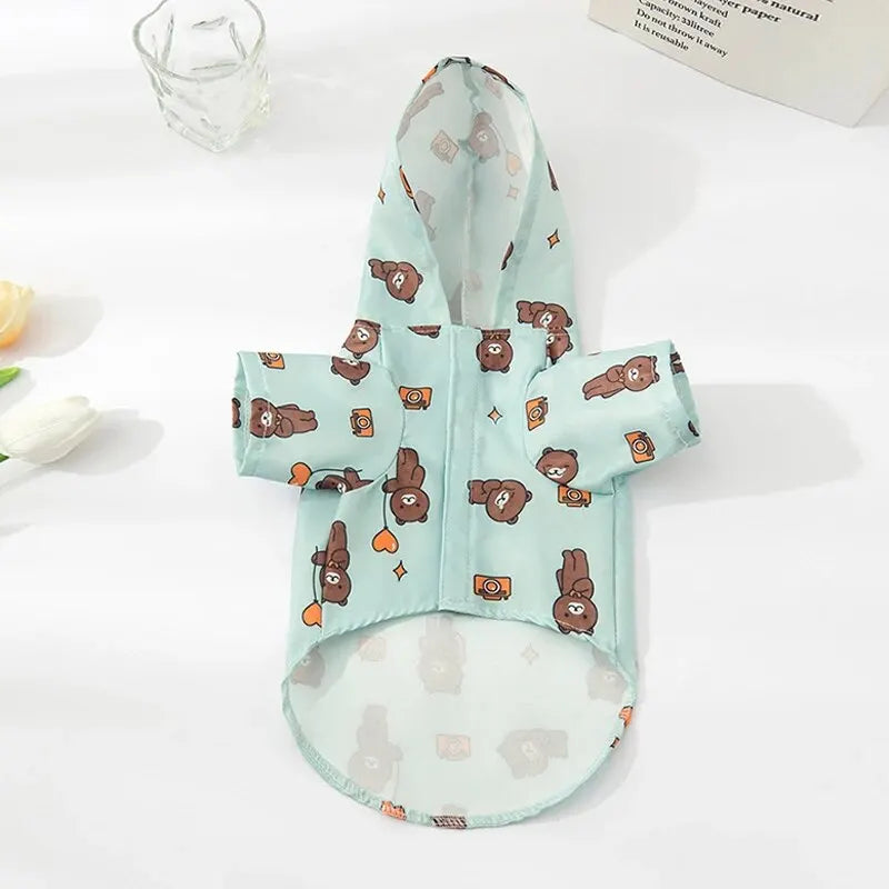 Waterproof Dog Raincoat – Summer Lightweight Outdoor Coat for Small Dogs