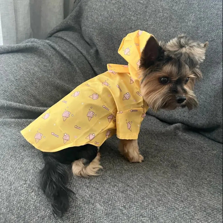 Waterproof Dog Raincoat – Summer Lightweight Outdoor Coat for Small Dogs