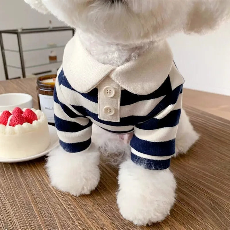 Pet Dog Polo Shirt – Breathable Puppy Vest for Small & Medium Dogs