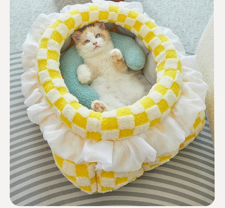 Deep Sleep Cat & Dog Nest Bed