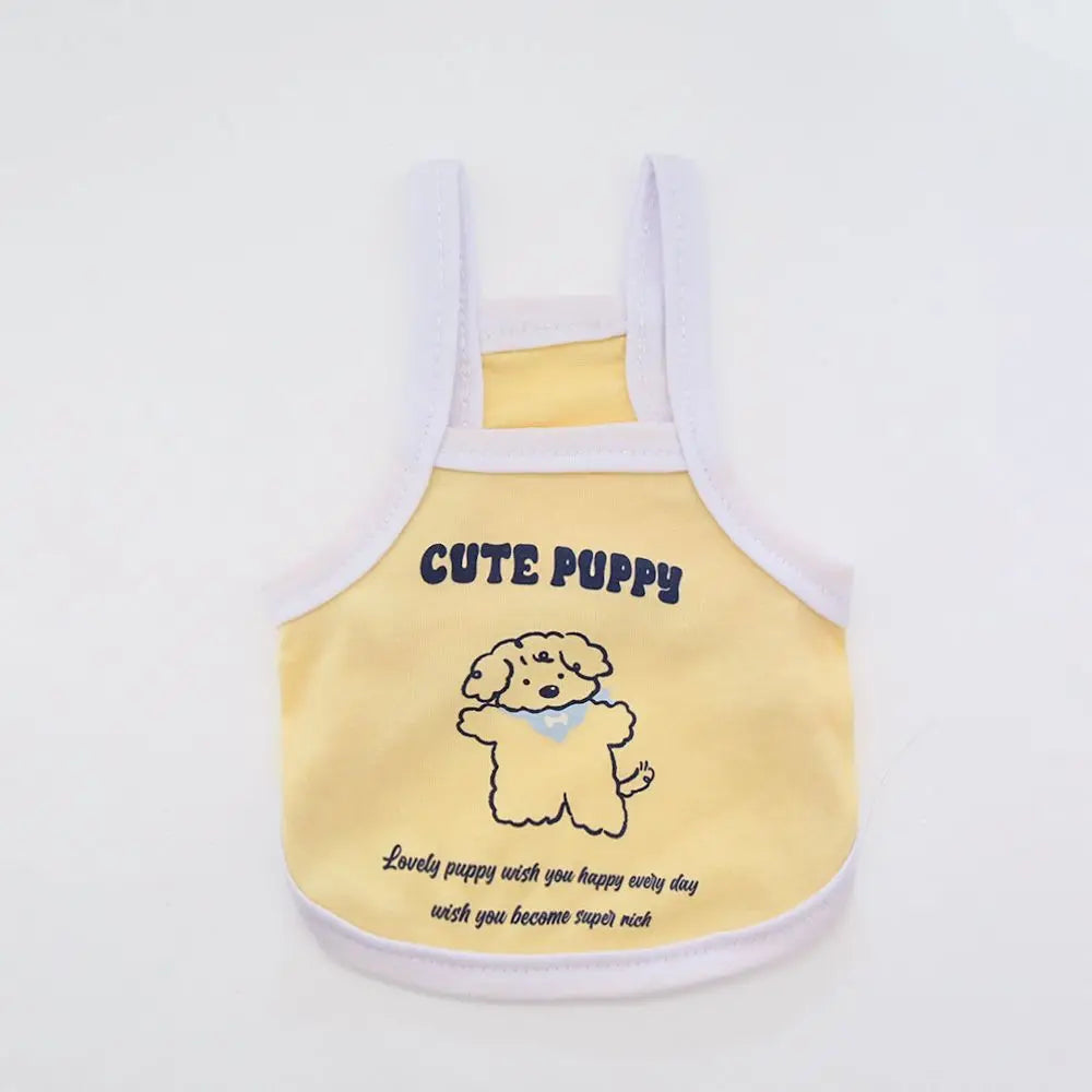 Lightweight Printed Pet Vest – Summer Shirt