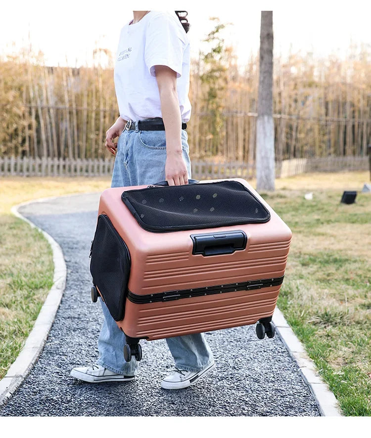 Pet Trolley Case Transport Box