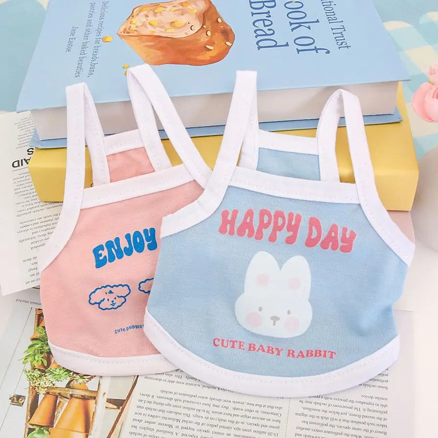 Lightweight Printed Pet Vest – Summer Shirt