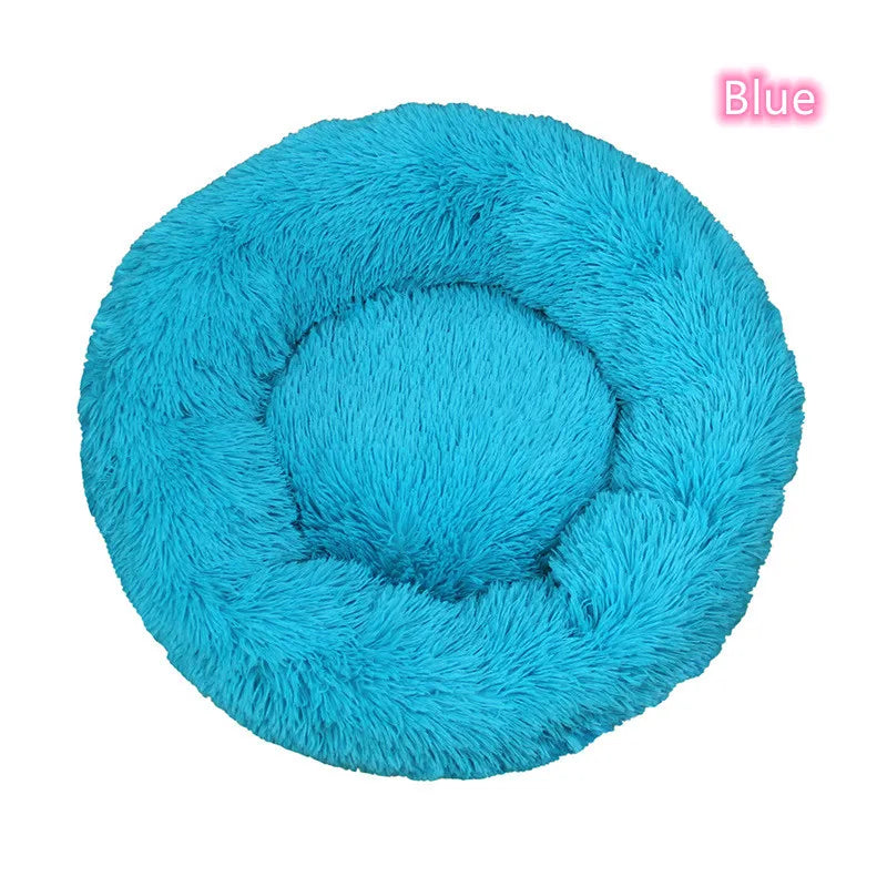 Super Soft Plush Cat Bed – Washable Donut Bed for All Cats