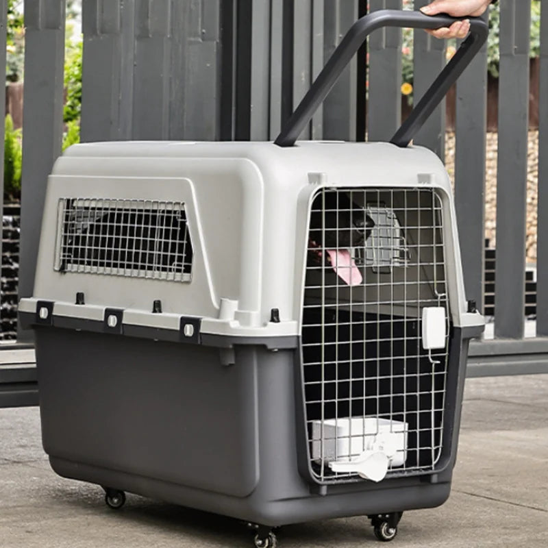 Portable Pet Trolley Transport Box