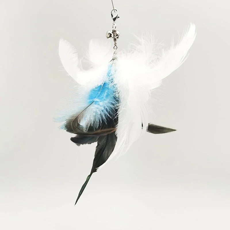 Hands-Free Feather Cat Wand Toy