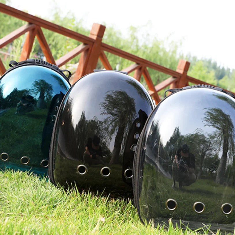 Transparent Space Capsule Pet Backpack