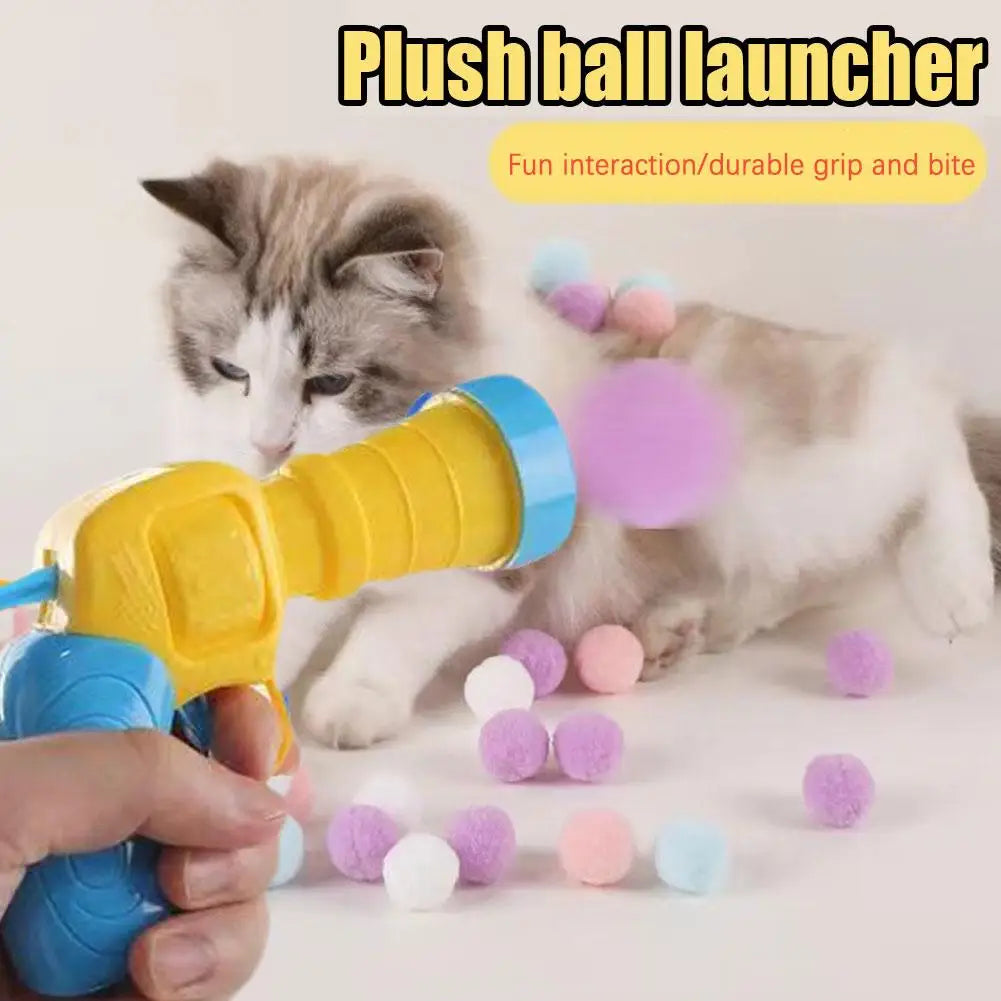 Interactive Cat Toy Shooting Gun
