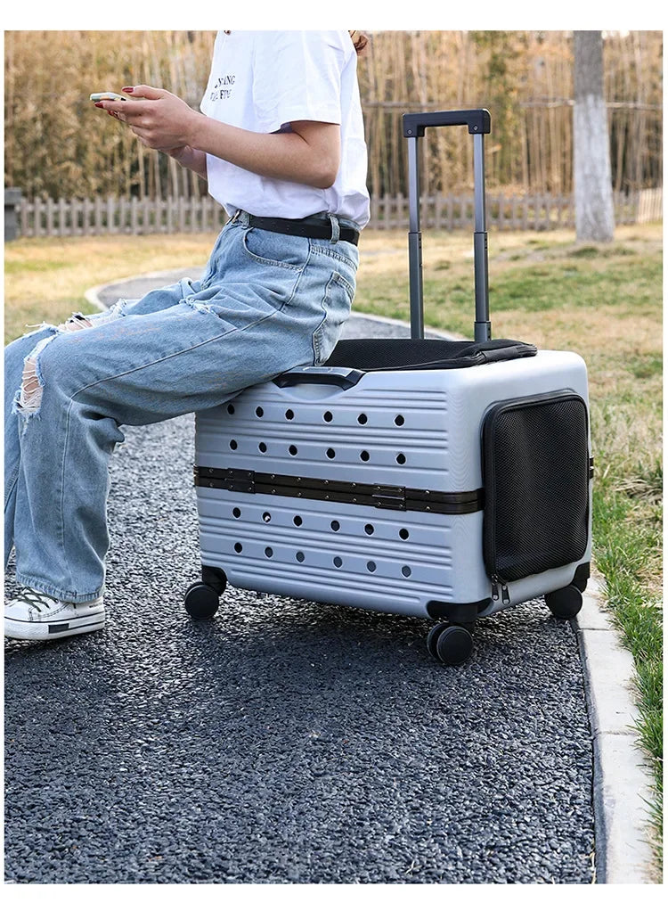 Pet Trolley Case Transport Box