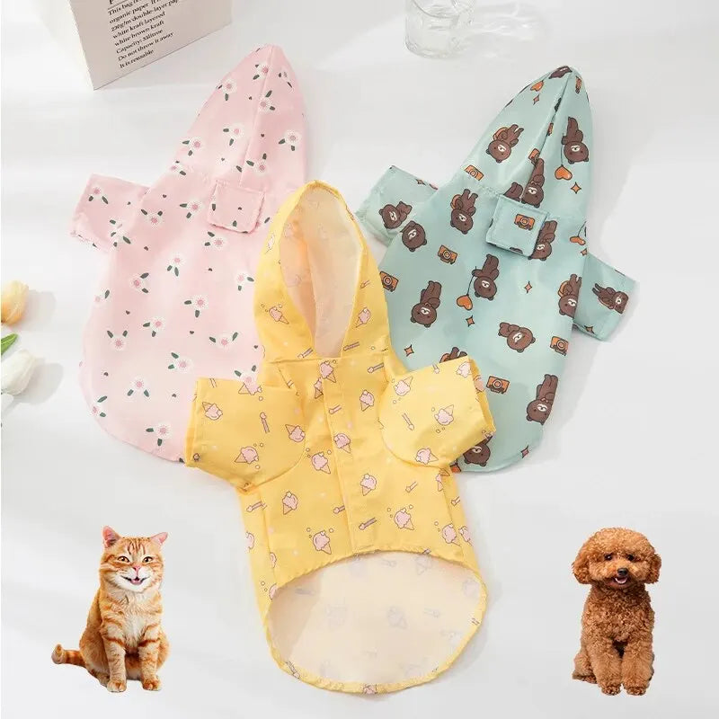 Waterproof Dog Raincoat – Summer Lightweight Outdoor Coat for Small Dogs